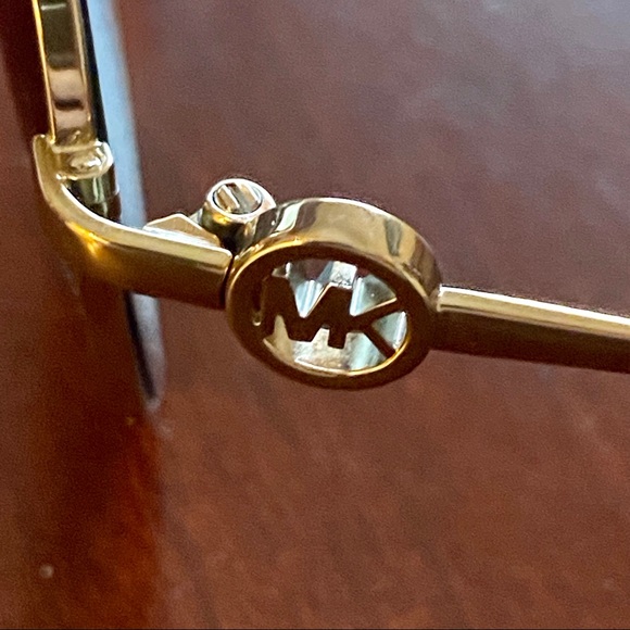 Michael Kors Aviator Sunglasses MK50001 Gold Frame - Picture 3 of 12